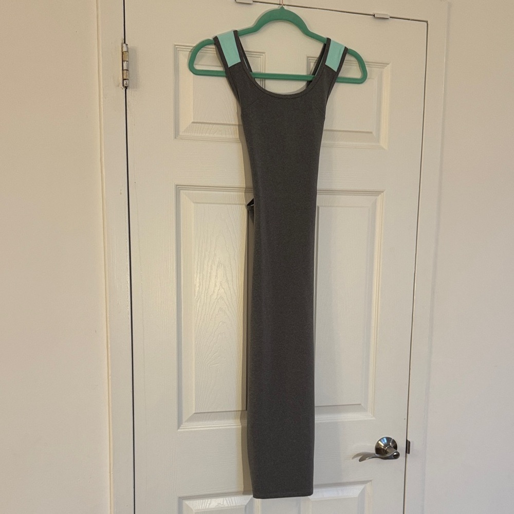 Lululemon Athletica Charcoal Midi Dress
